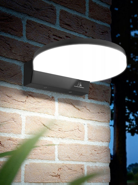 Maclean Energy Στεγανό Επιτοίχιο Εξωτερικό Φωτιστικό LED 15W 4000K