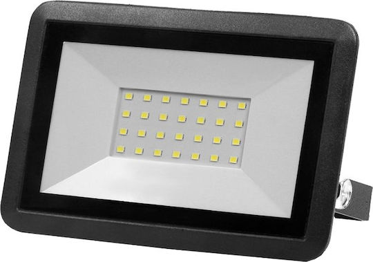 Orno Στεγανός Προβολέας LED 30W Φυσικό Λευκό 4000K IP65