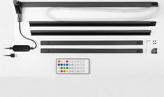 Tracer LED Stehleuchte H140cm. mit RGB Licht Mehrfarbig