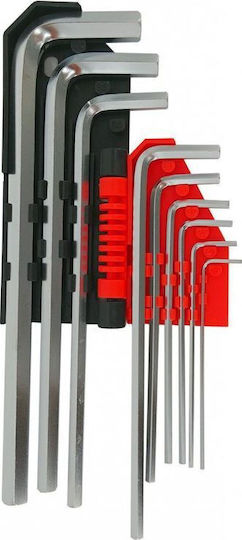 AWTools Сет от 9 Allen ключа във форма L