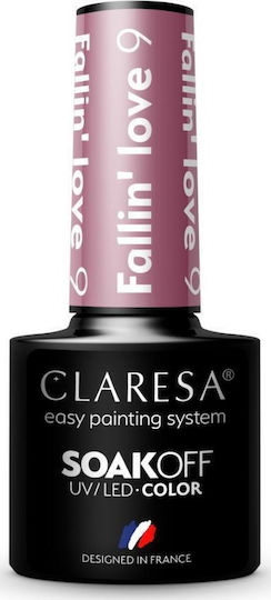 Claresa Fallin"love 9 Ημιμόνιμο Βερνίκι Νυχιών Fallin' Love 9 5ml