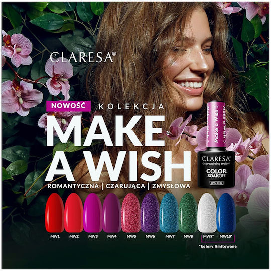 Claresa Make a Wish 2 Gel Nagellack Mit Glitzer 5g