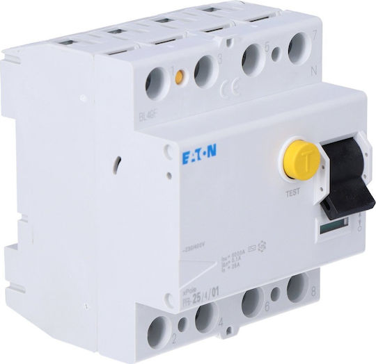 Eaton Phase Relays Leckage der Erde 25A Quadruple Pole