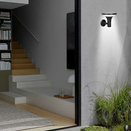 Eurolamp Wall Mounted Solar Light 3.8W 500lm Warm to Cool White with Motion Sensor IP44 16cmx16.7cmx15.6cmcm