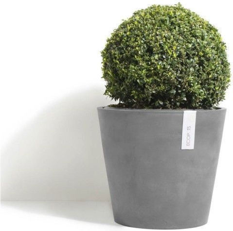 Ecopots Amsterdam Γλάστρα Πλαστική Ανθρακί 20x20x17.5εκ.