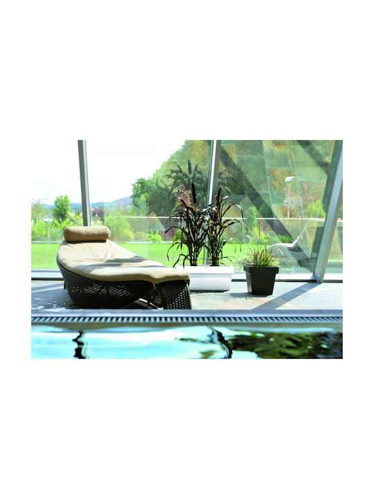 Iliadis Lofly Case Planter Box Plastic Gri 60x26x22cm.
