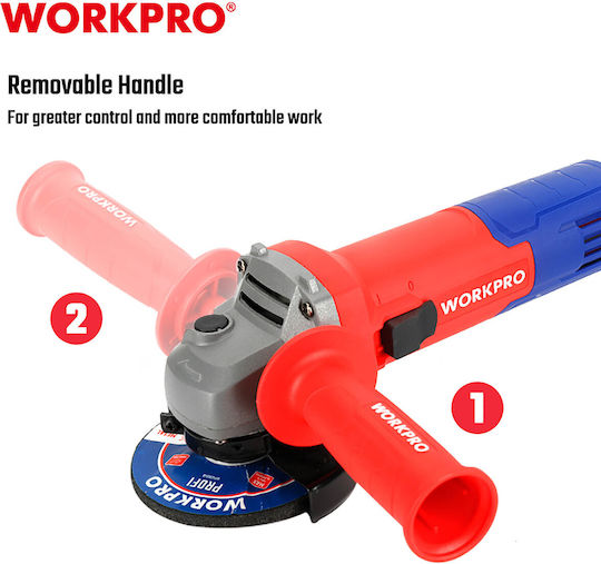 WorkPro Τροχός 115mm Ρεύματος 800W