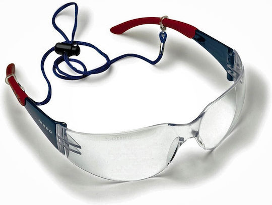 Maco Safety Glasses for Protection with Transparent Lenses 1pcs