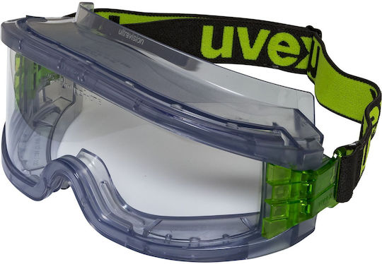 Uvex Ultravision Wide Vision Goggle Γυαλιά / Μάσκα Εργασίας για Προστασία με Διάφανους Φακούς