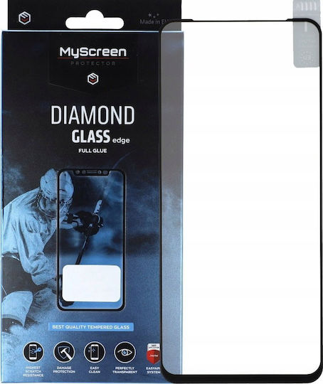 MyScreenPROTECTOR Diamond Glass Edge Full Glue Full Face Tempered Glass Μαύρο (Oppo Reno8)