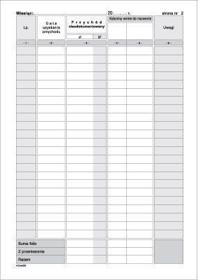 Sales Record Book A5 32 Pages