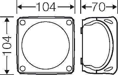 Hensel Surface Mounted Electrical Box Branching Watertight IP66