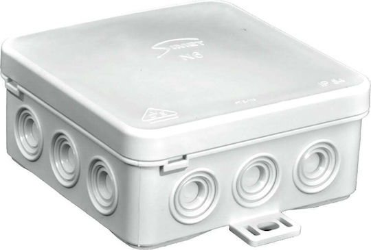 Simet Surface Mounted Electrical Box Branching IP54 in Gray Color