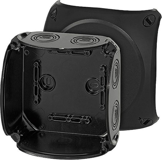 Hensel Surface Mounted Electrical Box Watertight IP67 in Black Color