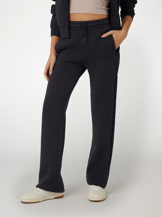 Women's Dark Blue Sweatpants Side Guess Jeans Logo