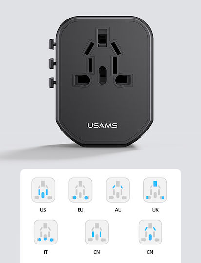 Usams Us Steckdosenadapter zu Universal
