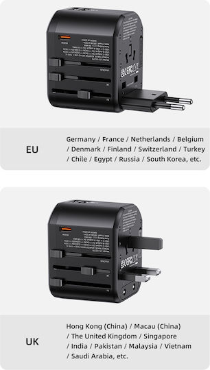 Usams Us Steckdosenadapter zu Universal