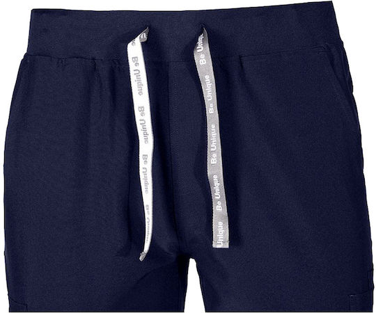 Be Unique Unisex Navy Blue Medical Pants