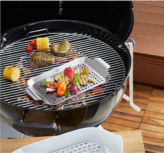 Gefu Grill Cooking Utensil Baking Plate Perforated 43x25x3cm