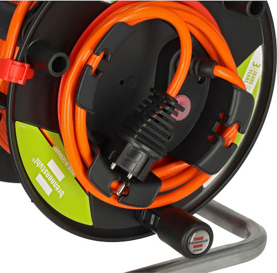 Brennenstuhl Waterproof Extension Reel Cord Black