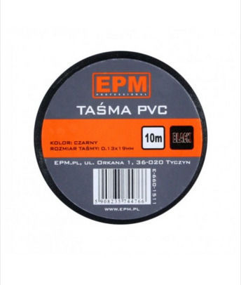 EPM Isolierband 15mm x 10m Schwarz