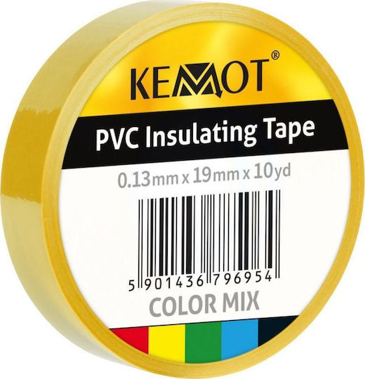 Rebel Klebe-Isolierband 0,13 mm x 19 mm x 10 yd Gelb