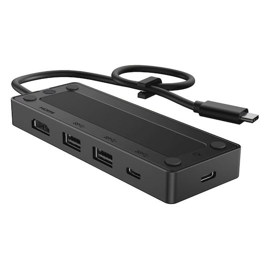 HP Travel Hub G3 USB-C Docking Station με HDMI 4K PD Μαύρο