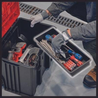 Einhell Hand Tool Case Plastic Dimensions: W44.4xD40.6xH35.5cm