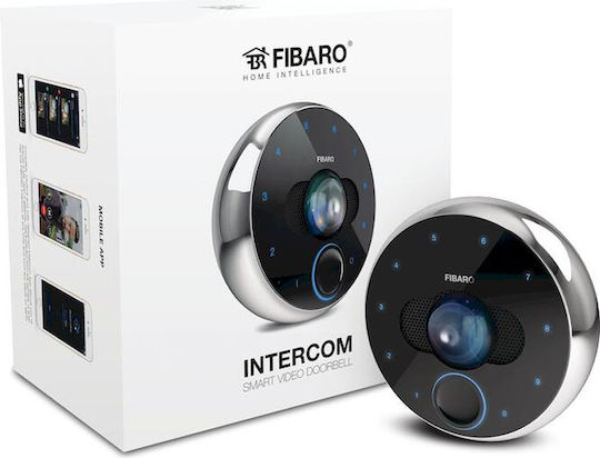 Fibaro Безжичен Wi-Fi Домофон V2 Черен