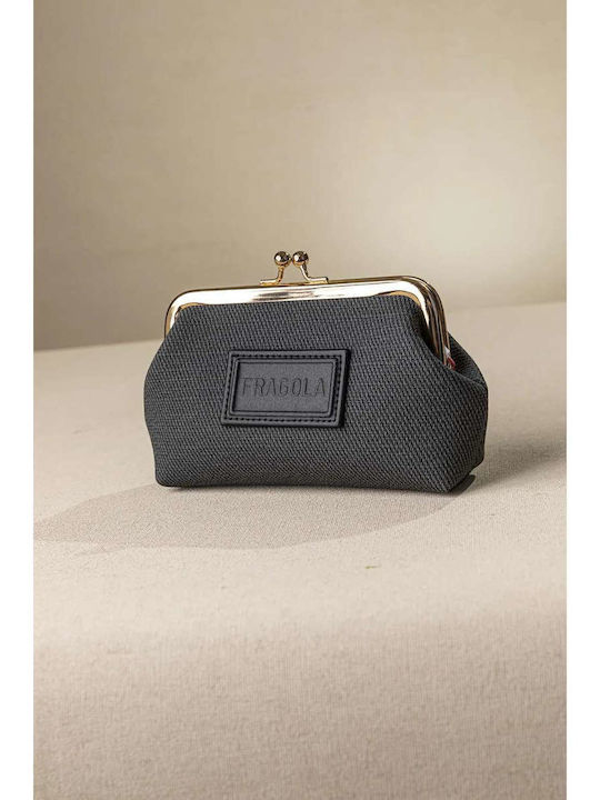 Large Women's Wallet Coins Black