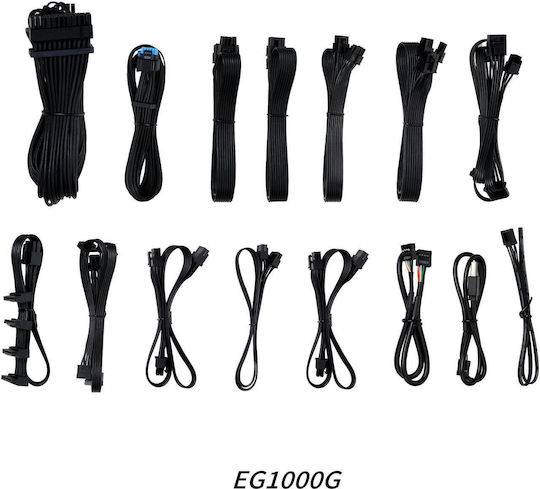 Lian Li Edge Gold 1000W Black Computer Power Supply Full Modular 80 Plus Gold