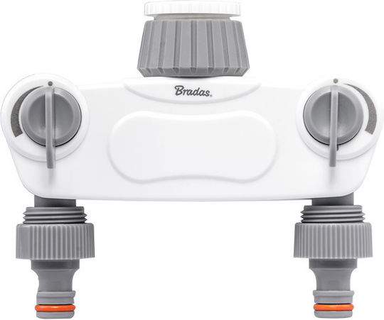 White Line Solid 2-way Manifold 1" 3/4" Tap Valves