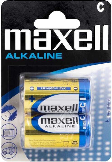 Maxell LR14 Alkaline Batterie Blisterpackung 2