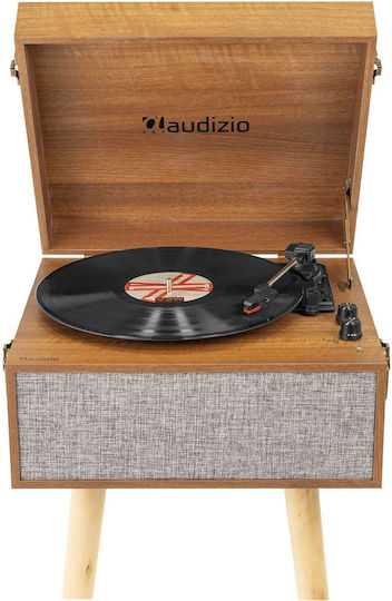 Audizio Fremont 102.197 Βαλιτσάκι Πικάπ με Προενίσχυση και Ενσωματωμένα Ηχεία Καφέ