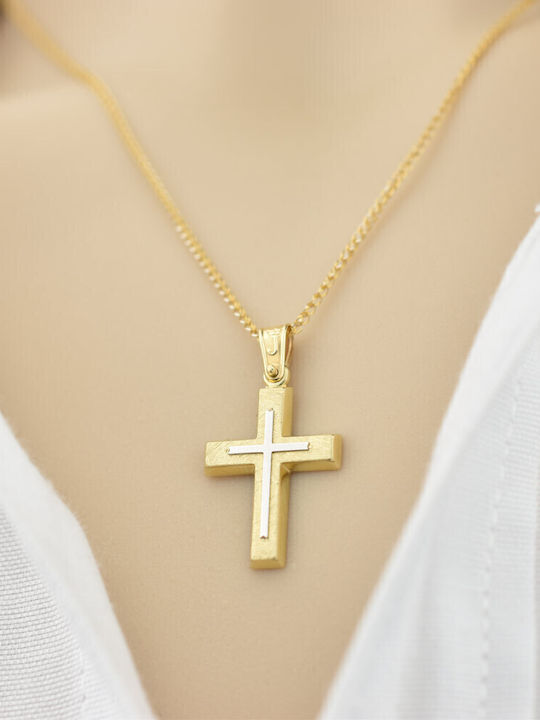 Goldjewels Χρυσός Σταυρός 9Κ