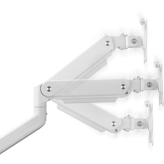One For All DM 4220 Βάση Γραφείου για 2 Οθόνες με Βραχίονα Λευκή