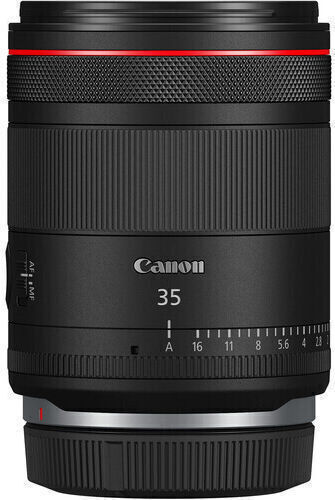 Canon Format mediu Obiectiv Foto 35mm f/1.4 L VCM Unghi larg pentru Montura Canon RF Black