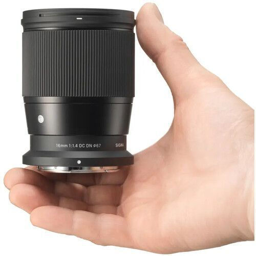 Sigma Crop Φωτογραφικός Φακός 16mm f/1.4 DC DN Contemporary Wide Angle για Canon RF Mount Μαύρος
