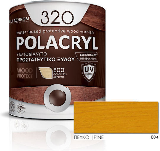Pellachrom Polacryl 320 Impregnation Varnish Water Pine Satin 750ml