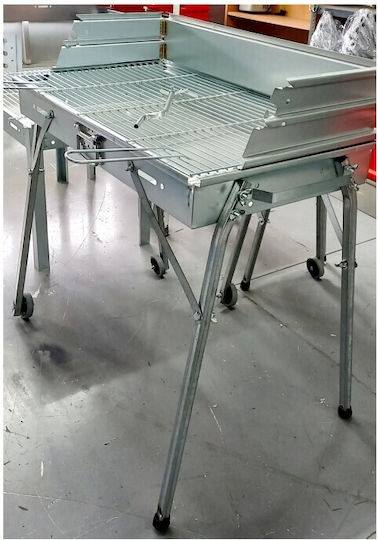 BBQ Γ' Galvanized Charcoal Grill 30cmx60cm