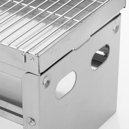 Mustang Ανοξείδωτη Φορητή Ψησταριά Κάρβουνου 43x26εκ.