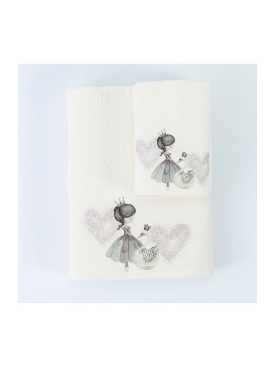 Borea Set of baby towels 2pcs Graphite 30 cmx50cm