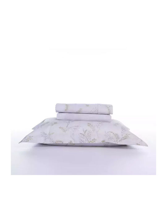 Nef-Nef Homeware Bettwäsche-Set Überdoppel 240x270cm. Vendora Purple 4Stück