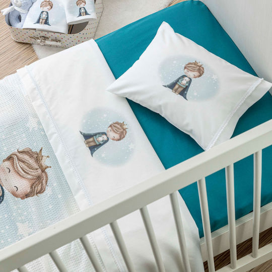 Borea Little King Seturi de cearșafuri pentru bebeluși Pentru Patut Bumbac 120x160buc 3buc Borea Little King Seturi de cearșafuri pentru bebeluși Pentru Patut Bumbac 120x160buc 3buc