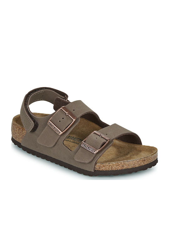 Birkenstock Milano Ανατομικά Καφέ