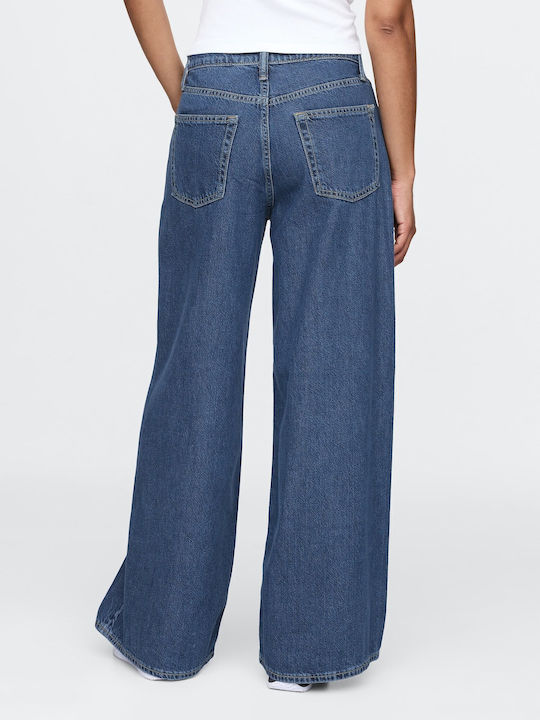Damenjeans Mittelhohe Taille in Weit geschnittener Linie