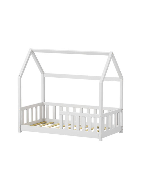 Bambie Kids Bed Montessori Single Beige for Mattress 70x140cm