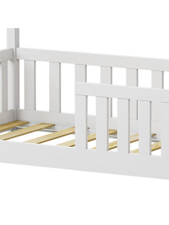 Bambie Kids Bed Montessori Single Beige for Mattress 70x140cm