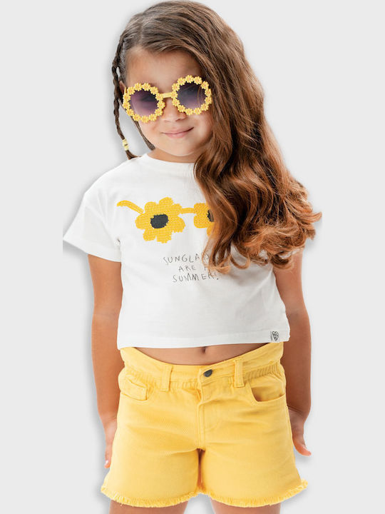 Kids' Shorts/Bermudas Denim Yellow