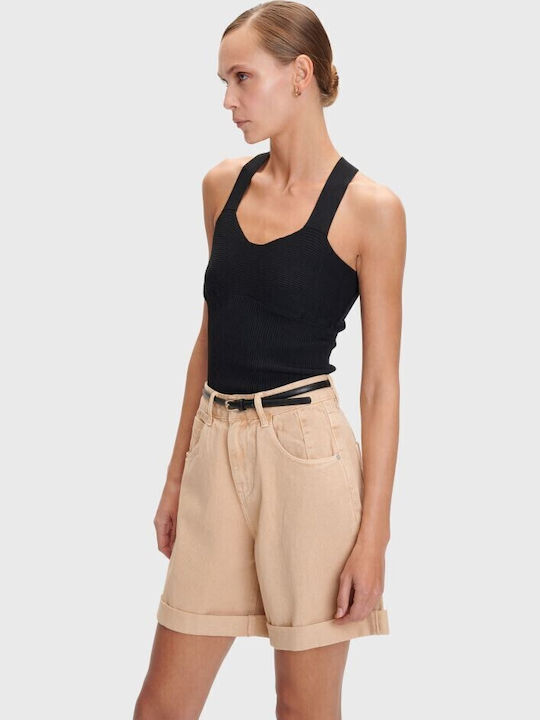 Γυναικεία Βερμούδα Τζιν Beige